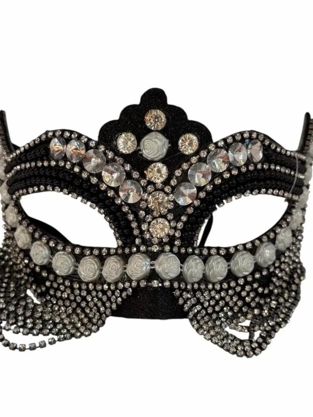 N/A black rhinestone
